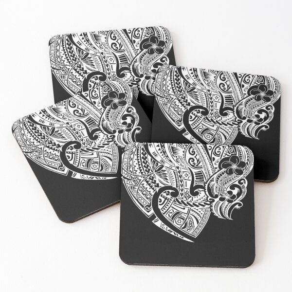 Item preview,  Hawaiian White Tribal Tattoos 3428 designed and sold by sunnthreads.
