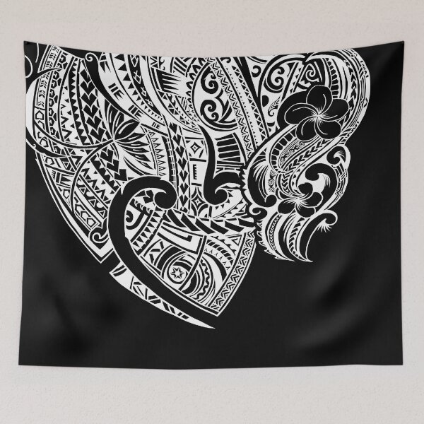 Item preview,  Hawaiian White Tribal Tattoos 3428 designed and sold by sunnthreads.