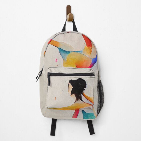 Item preview, Watercolor dance and yoga illustration designed and sold by artofbelletz.