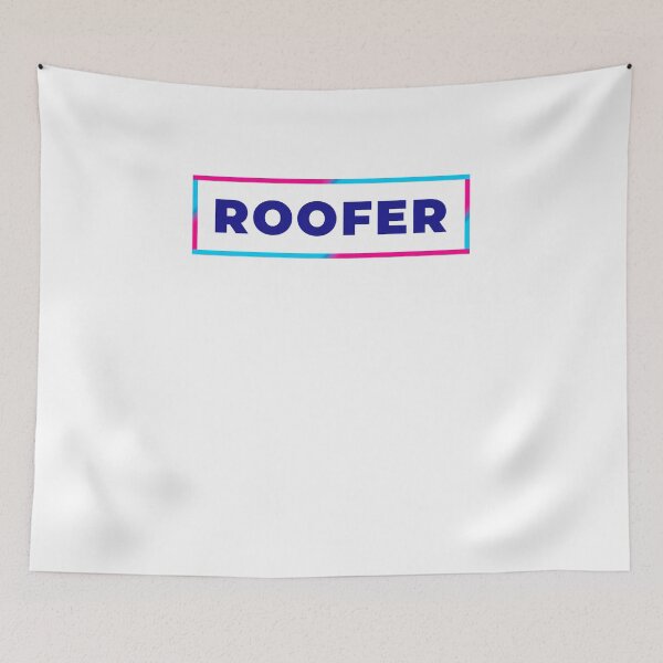 Item preview, Roofer retro colorful frame designed and sold by SVPOD.
