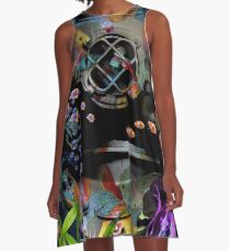 Dive Deep A-Line Dress
