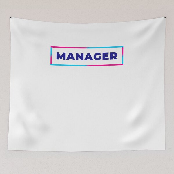 Item preview, Manager retro colorful frame designed and sold by SVPOD.
