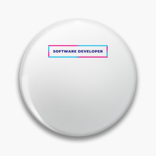 Item preview, Software Developer retro colorful frame designed and sold by SVPOD.