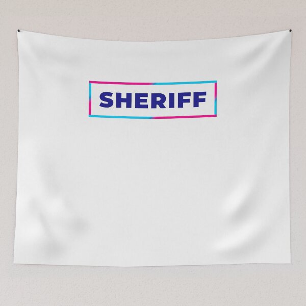 Item preview, Sheriff retro colorful frame designed and sold by SVPOD.