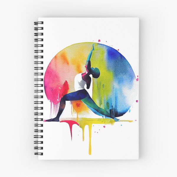 Item preview, Watercolor dance and yoga illustration designed and sold by artofbelletz.
