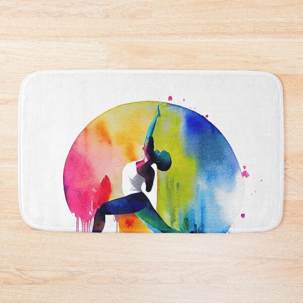 Item preview, Watercolor dance and yoga illustration designed and sold by artofbelletz.