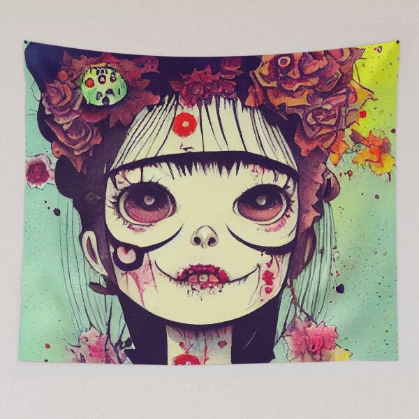 Item preview, ZOMBIE GIRL Midjourney AI Artwork designed and sold by davidjulie.