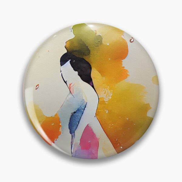 Item preview, Watercolor dance and yoga illustration designed and sold by artofbelletz.
