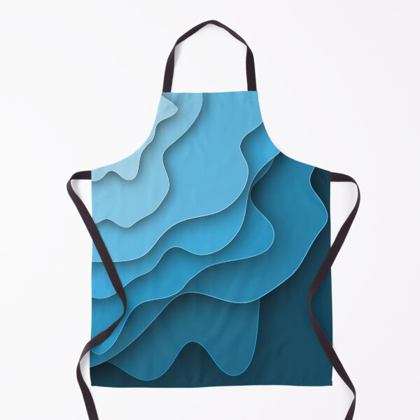 Artikelvorschau, Hintergrund aus geschnittenen 3D-blauen Papierschichten entworfen und verkauft von ketkidesign.