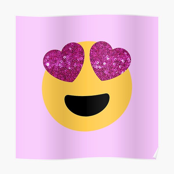 Pink Emoticon Posters Redbubble