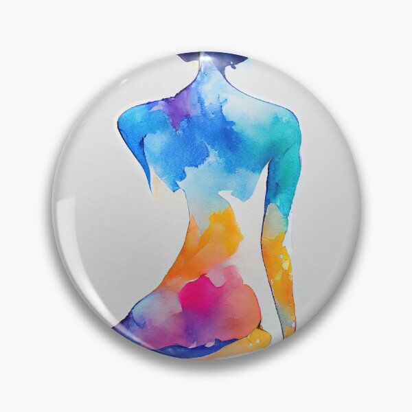 Item preview, Watercolor dance and yoga illustration designed and sold by artofbelletz.