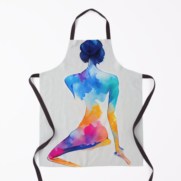 Item preview, Watercolor dance and yoga illustration designed and sold by artofbelletz.