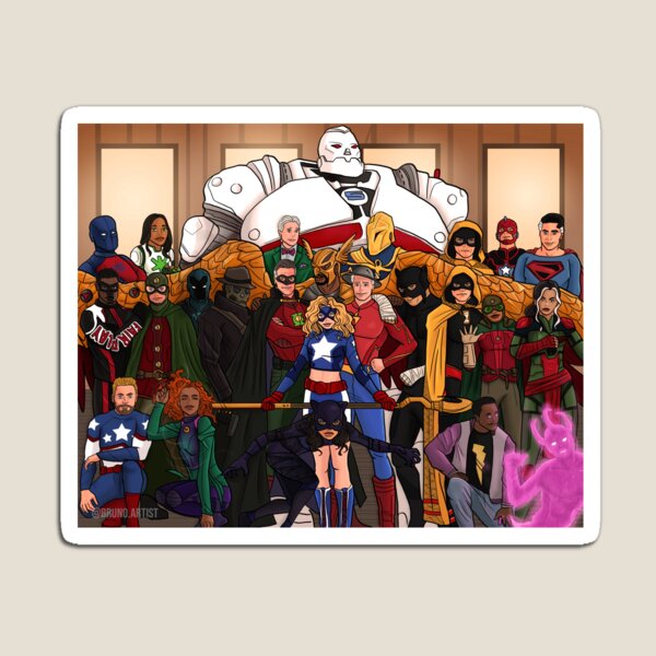 Item preview, Justice Society designed and sold by Bruno Artist.
