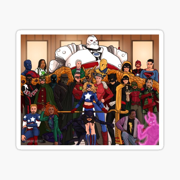 Item preview, Justice Society designed and sold by Bruno Artist.