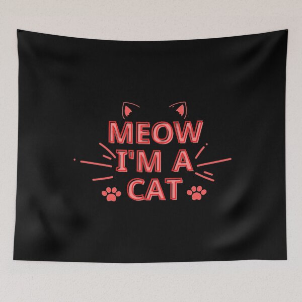Item preview, meow i'm a cat halloween for cat lovers funny designed and sold by MA design art.