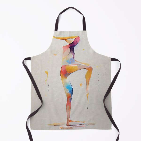 Item preview, Watercolor dance and yoga illustration designed and sold by artofbelletz.