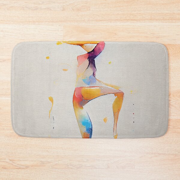 Artikelvorschau, Watercolor dance and yoga illustration entworfen und verkauft von artofbelletz.