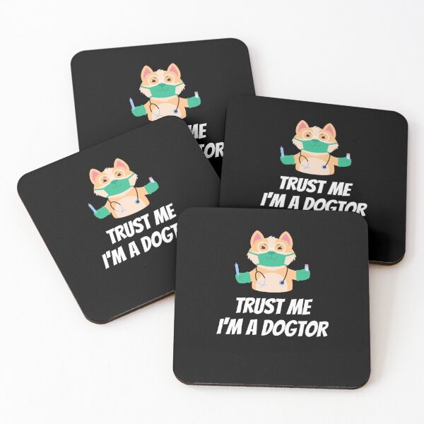 Item preview, Trust me i'm a Dogtor , funny sarcastic design for doctors & dogs lovers  designed and sold by Ahmed  Feki.
