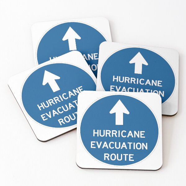 Item preview, Hurricane Evacuation Route Sign designed and sold by RonTo.
