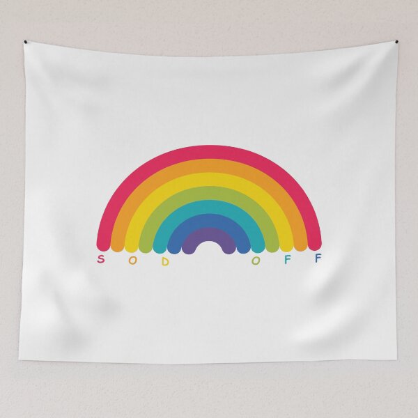 Item preview, sod off rainbow designed and sold by babyccino.