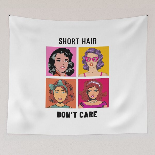 Item preview, Short Hair Damn Care designed and sold by Tristiana.