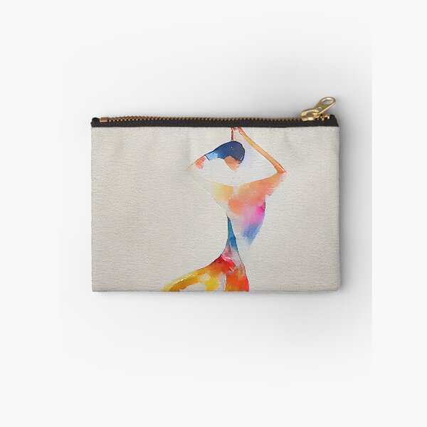 Item preview, Watercolor dance and yoga illustration designed and sold by artofbelletz.