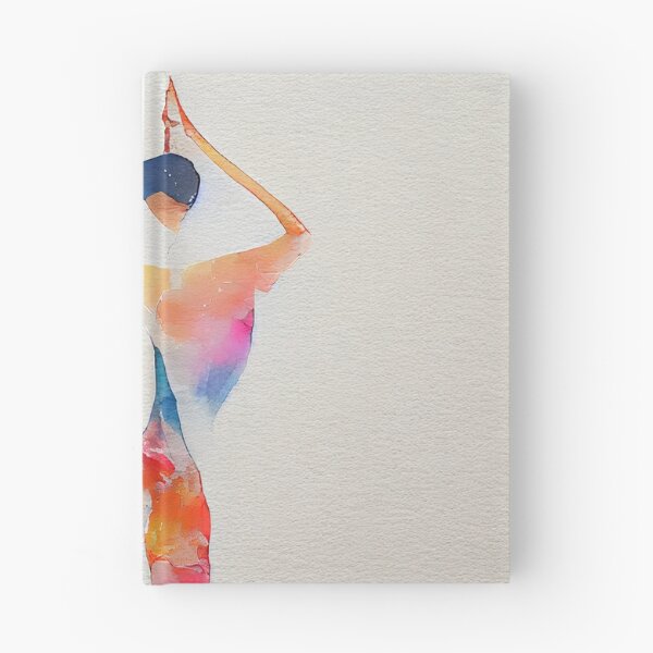 Item preview, Watercolor dance and yoga illustration designed and sold by artofbelletz.