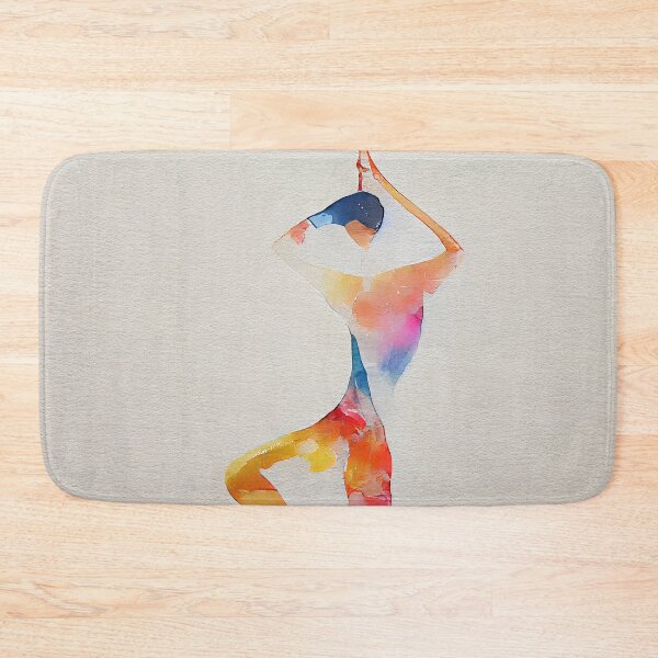Artikelvorschau, Watercolor dance and yoga illustration entworfen und verkauft von artofbelletz.