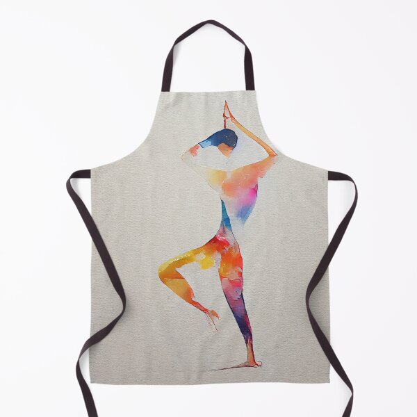 Item preview, Watercolor dance and yoga illustration designed and sold by artofbelletz.