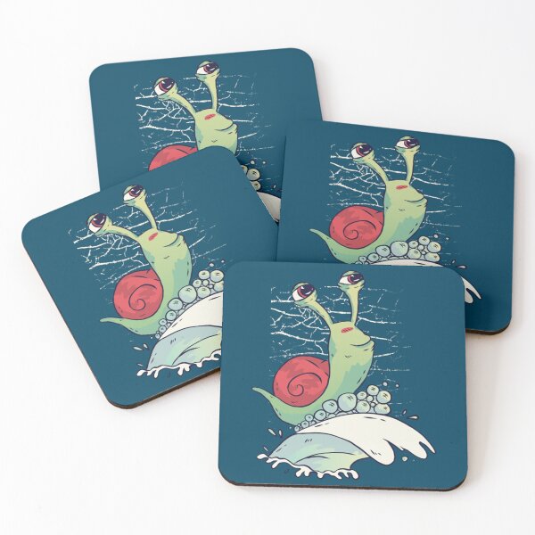 Item preview, Funny Surfing Snail Active  designed and sold by AllisonMander.