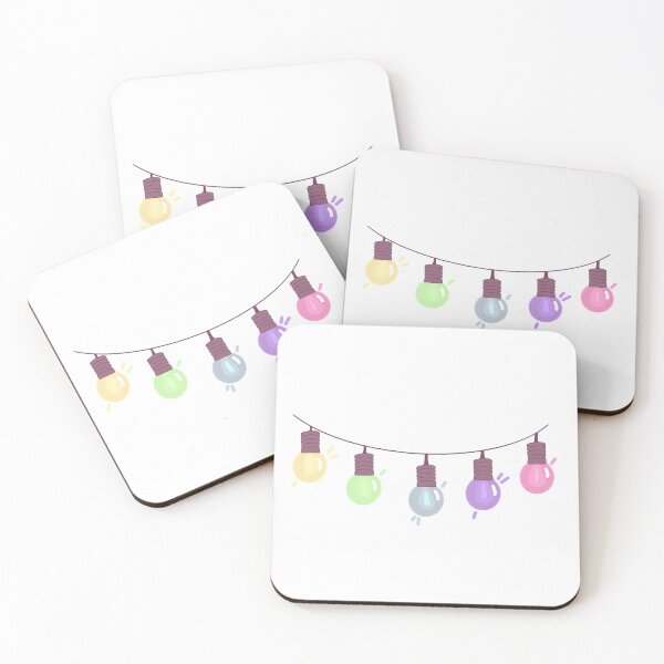 Item preview, Cute pastel light bulbs chain designed and sold by CloudyTree.