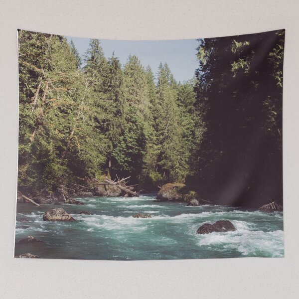 Aperçu de l'œuvre Désert de la rivière Pacific Northwest - Cascade Mountains créée et vendue par artcascadia.