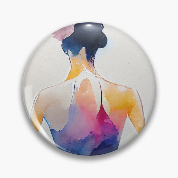 Item preview, Watercolor dance and yoga illustration designed and sold by artofbelletz.