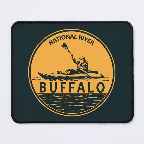 Item preview, Buffalo National River Arkansas Kayaking Badge designed and sold by KrisSidDesigns.