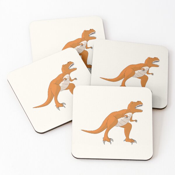 Item preview, Cute Orange Dinosaur T Rex designed and sold by TheFoxyWolfShop.