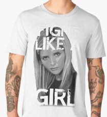 Fight Like A Girl Men's Premium T-Shirt