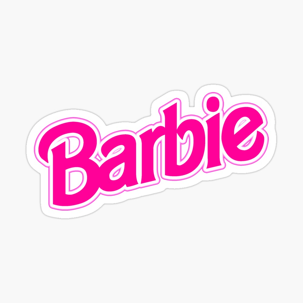90s Hot Pink Barbe (White) iPhone Case