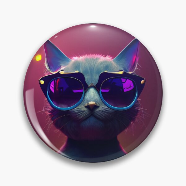 Item preview, Super cool chilled cat wearing sunglasses designed and sold by Elflena.