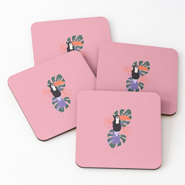 Item preview, Tropical Toucan - Pink designed and sold by IlustraDeni.