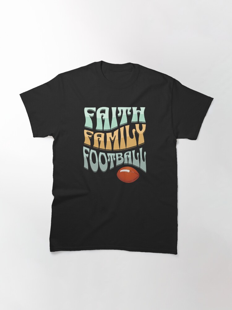 Alternate view of Faith Family Football Classic T-Shirt