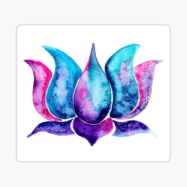 Lotus Flower Sticker
