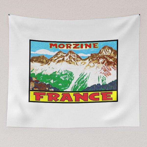 Item preview, SKIING MORZINE FRANCE VINTAGE TRAVEL SKI MOUNTAINS designed and sold by Travel Time.