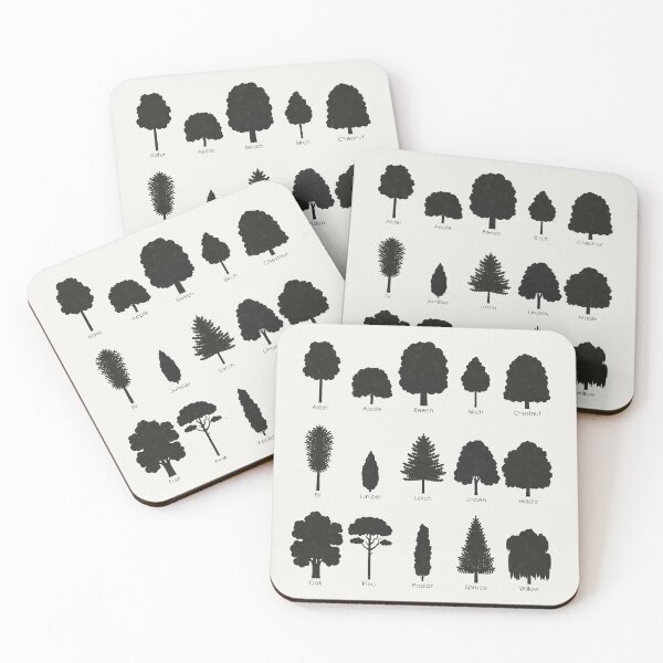 Item preview, Common Tree Shapes or Species Identification ID Chart designed and sold by Iris Luckhaus.