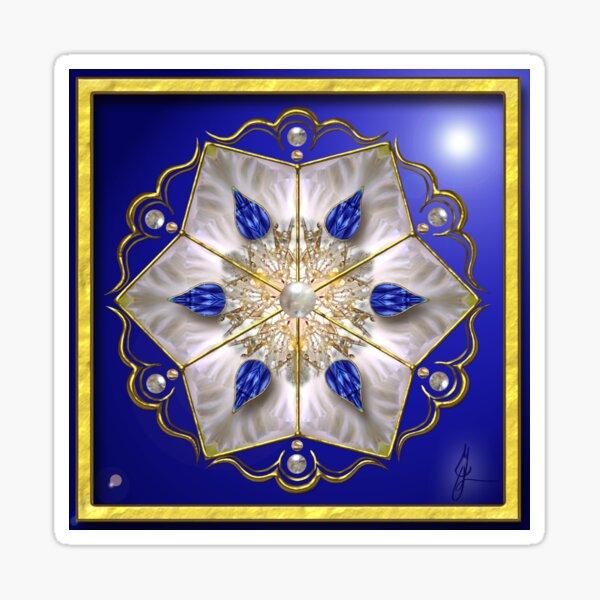 Lord Sananda Mandala Sticker