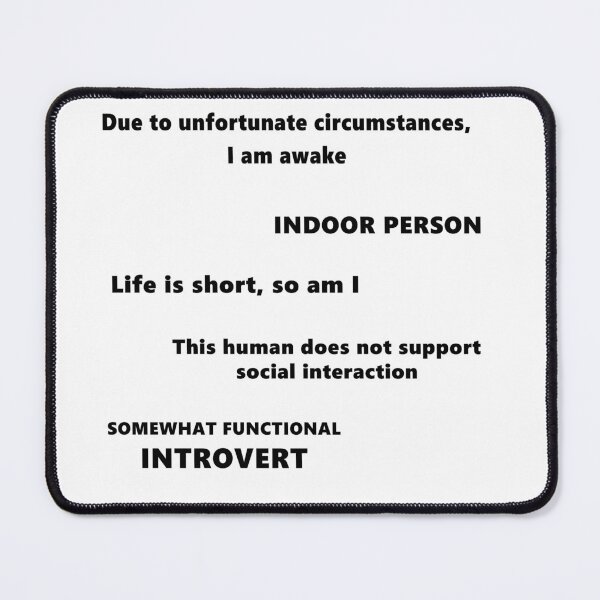 Item preview, Unfortunate introvert circumstances designed and sold by RihuwaMidori.