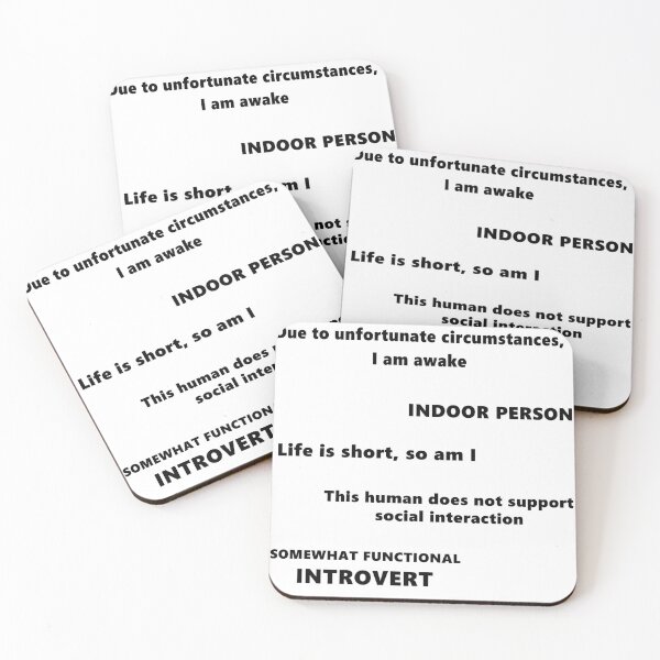 Item preview, Unfortunate introvert circumstances designed and sold by RihuwaMidori.