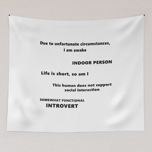 Item preview, Unfortunate introvert circumstances designed and sold by RihuwaMidori.