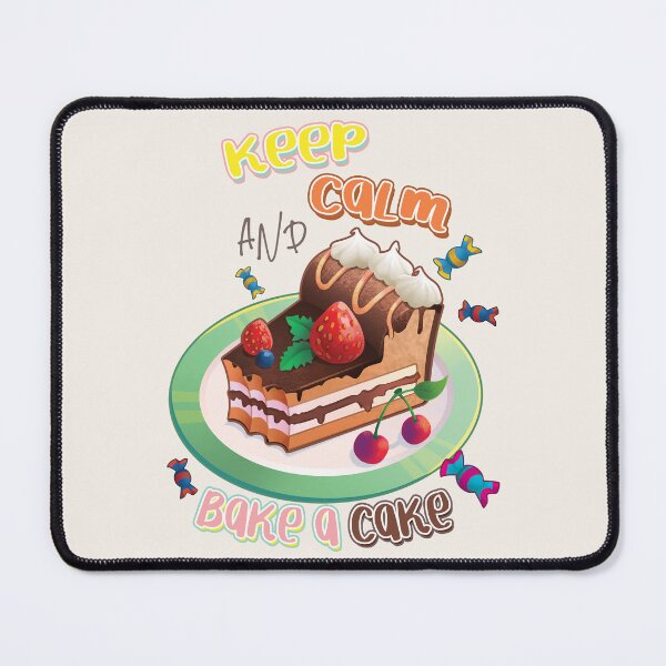 Item preview, Keep Calm and Bake a Cake designed and sold by UnicornCornHorn.