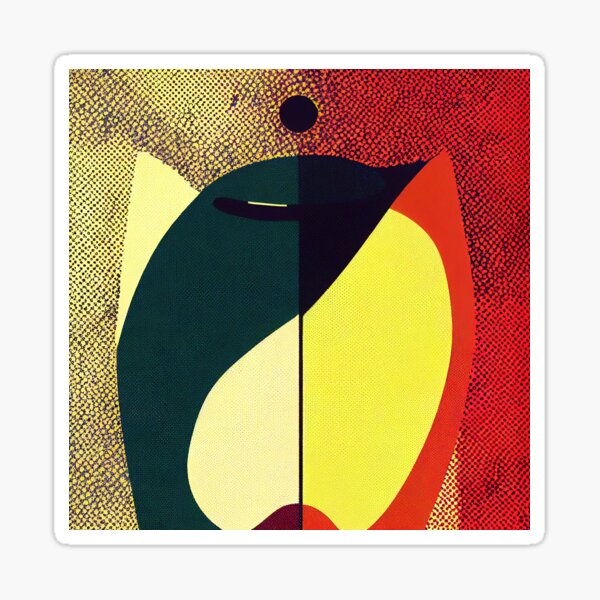 Item preview, Pop Art abstract and colorful graphic designed and sold by artofbelletz.