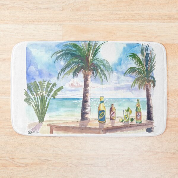 Item preview, Caribbean Chillings with Drinks, Seaview and Travellers Palm designed and sold by artshop77.